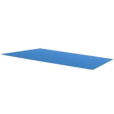 vidaXL Bâche de piscine bleue rectangulaire en PE 300 x 200 cm Bâche solaire à bulles
