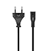 Produktbild iProtect Netzteil Ladekabel Stromkabel 1,5 Meter für Sony Play Station 4 und Apple TV Box in schwarz