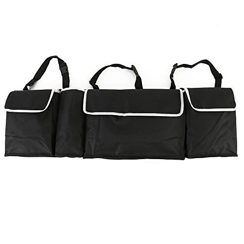 Preisvergleich Produktbild BOTTLEWISE Kofferraum Organizer Auto Kofferraumtasche Schwarz 90x12x25cm