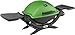 Produktbild Weber Q 1200 Gasgrill grün Weber Q1200 green mit elektrischer Zündung und Seitentischen Grillfläche 43x32 cm