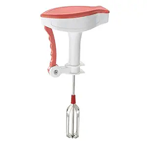 Primelife Plastic Power-Free Blender (Red and White)