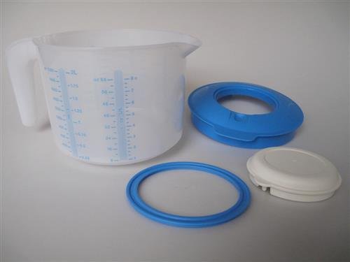 TUPPERWARE Backen Rühr-Mix Messbecher Candy 2,0L blau D216 Rührbecher Backhelfer 7561 - 6