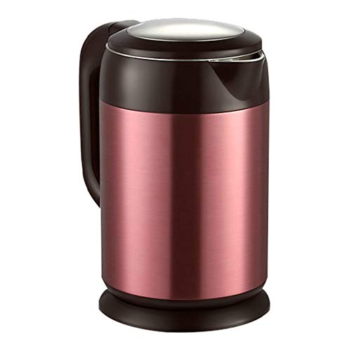 LL Bouilloires lectriques Bouilloire lectrique Tension en Acier Inoxydable 220V, 5 Minutes Eau Chaude 1.5L Bouilloire Mnagre (Rouge)