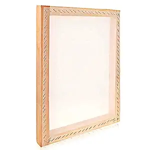 CMR Screen Printing Frame with Mesh Wooden A3 Size (12x18 Inch)