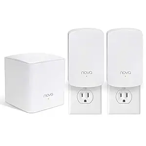 Tenda Nova Whole Home Mesh WiFi System - Replaces Gigabit AC WiFi Router and Extenders, Dual Band, Compatible with Alexa, Built for Smart Home, Up to 3, 500 Sq. ft. Coverage (MW5 3-PK).