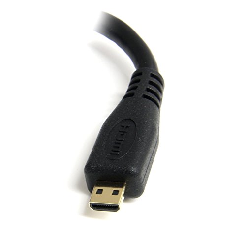 StarTech.com F / M High Speed-HDMI-Adapter-Kabel mit Ethernet auf HDMI-Micro (12,7 cm) - 5