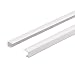Produktbild Easy-Shadow - 2 Stück Hochwertige Seitenschienen Länge 150 cm selbstklebend für Klemmfix-Rollos Verdunkelungsrollo - Führungsschiene aus PVC individuell kürzbar Montage ohne Bohren am Fensterflügel Verdunkelung - weiß