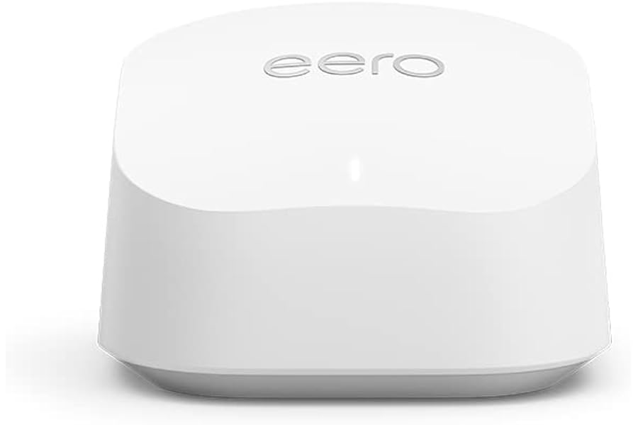 Amazon eero 6+ mesh Wi-Fi router | 1.0 Gbps Ethernet | Coverage up to 140 m2 | Connect 75+ devices | 1-Pack | 2022 release