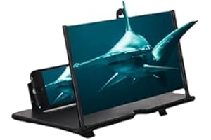 Sparkledot Lupa de Pantalla para teléfono móvil y proyector Plegable para Smartphones, Ver películas y vídeos en 3D Amplificador de Pantalla para movil (18 Inch)