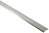 Tapajuntas plano adhesivo Brinox B800403 Tapajuntas moqueta estrecho adhesivo, Plata, 82 cm