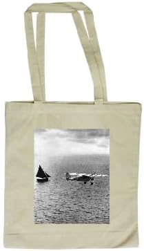 The ''Puss'' Moth flown by J.A. Mollison.. - Long Handled Shopping Bag