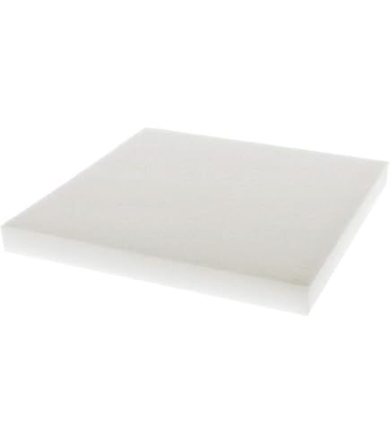 Imbottitura Per Cuscini In Gommapiuma Morbida - 50x50x4 Cm, Perfetta Per Sedie E Pouf - Foto 7