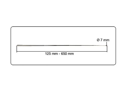 5 Stück Magnetheber ausziehbar bis 560 mm verchromt Hebekraft 900g - 2