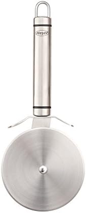 HeyLR 3.5 inch Premium Stainless Steel 18/8 Pizza Cutter Wheel Pizza Slicer - Strong and Best Sharp Blade Pizza Cutter Wheel