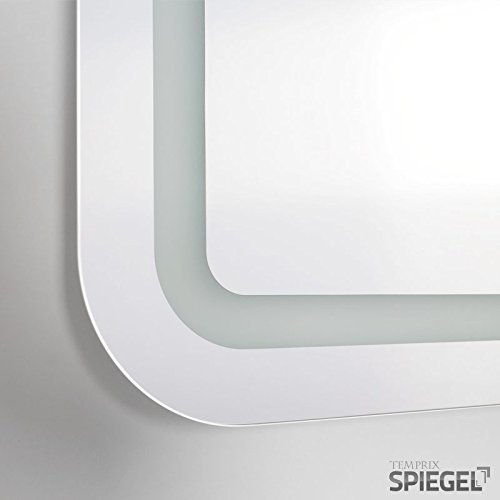 LED Badspiegel beleuchtet Perfekt Badezimmerspiegel mit Beleuchtung 80 x 60 cm - 4