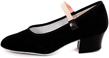 Cuban Heel Examination Character Shoe Black UK 13 EU 32