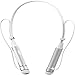 Produktbild Bluetooth Kopfhörer In Ear Sport, elecfan Neckband Design Bluetooth V4.1 Kabelloser In-Ohr Kopfhörer Sport Joggen Headset mit Mikrofon, CVC6.0 Geräuschunterdrückung für iPhone, iPad, Samsung, Nexus, HTC und Mehr - Silber