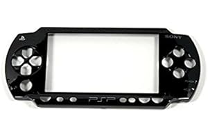 JMXLDS Gametown New Repair Faceplate Front Plate Case Cover Shell Part for Sony PSP 1000 1001 Black