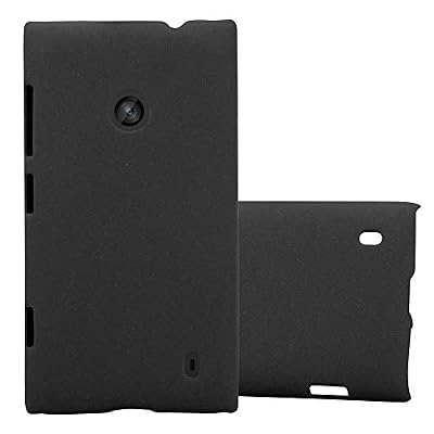 Cadorabo Coque pour Nokia Lumia 520 en Frosty Noir - Housse Protection Rigide en Plastique Dur avec Anti-Choc et Anti-Rayures - Ultra Slim Fin Hard Case Cover Bumper