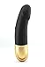 Produktbild DORCEL Real Vibration S, Realistischer Kleiner Vibrator, Gerippte Struktur, Gesamtlänge 16.2 cm, Schwarz & Gold
