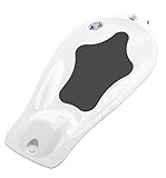 Rotho Babydesign Badestation TOP / 100 cm Breite / Babywanne weiß mit Aufbewahrungsfächer & Badewannenständer, höhenverstellbar - 3