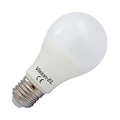 Vision-EL 773884 Ampoule LED E27 Bulb 12W 4000°K, Aluminium/PC, 12 W, Dépoli