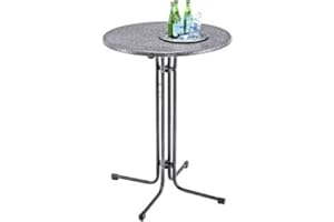 MFG FREIZEITMÖBEL AUS MECKLENBURG keine Marke 01603303KH Stehtisch 80 cm anthr/granit