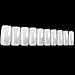 CHIC*MALL 100Pcs Natural white French Acrylic False Fake Nail Art Fingernail Full Tips Box
