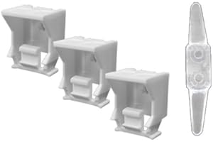 Victoria M. Set de Repuestos para Estor Plegable Paqueto (3 Soportes de Sujeción Incl. Clip de Seguridad para Niños)