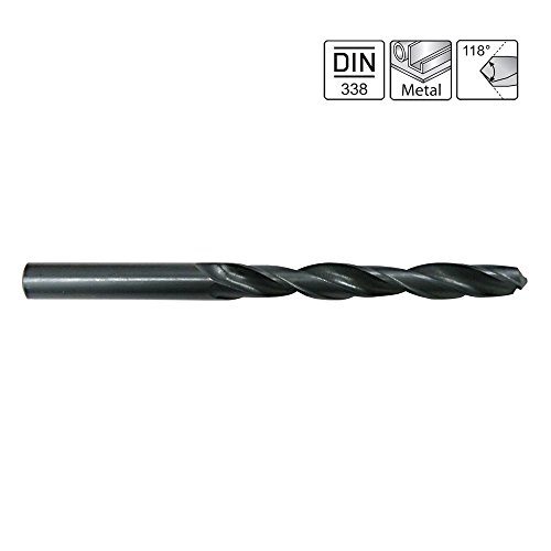 S&R Metallbohrer Set 1,0 – 10mm, 118°, 19 Stk, DIN 338, HSS-R Stahl, Metallbox - 4