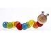 Baby Toys Colorful Wooden Worm Sensory Wood Bead Toys for Kids Children