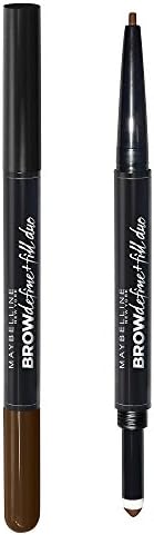 Maybelline Eye Studio Brow Define + Fill Duo - 260 Deep Brown (Pack of 2)