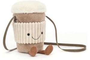 Jellycat Amuseable Coffee-To-Go Bag - L: 13 cm x l: 13 cm x h: 22 cm