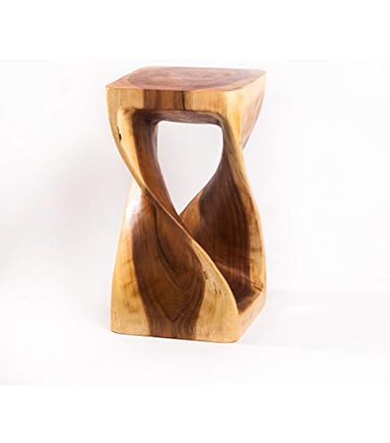 Bloc De Chêne Massif 30x30x70 Cm - Cube Bois Naturel, Piédestal Déco, Table Basse, Support Plantes