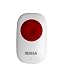 Produktbild HEIMAN Smarthome Notruf-Knopf / mobiler Hausnotruf / Panic Button / Emergency Alarm HS1EB-M (ZigBee kompatibel) - rot / weiß
