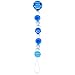 Heimess Wooden Dummy Chain (Striped and Spotted Pearls Blue)