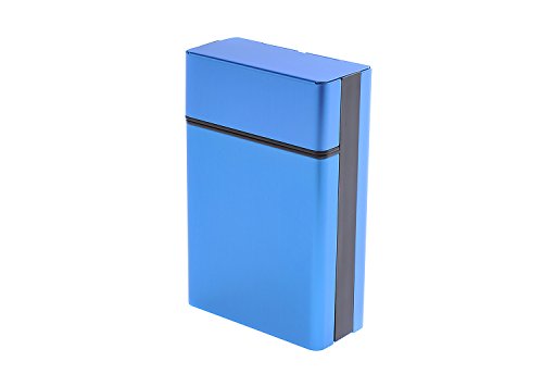 Preisvergleich Produktbild Quantum Abacus Zigarettenetui aus Aluminium und Kunststoff, für 20 Zigaretten / komplette Zigarettenschachtel (Softpack), Mod. 467-04 (DE)