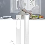 placa universal aire acondicionado Eficiencia energética y fiabilidad: el sellado de la ventana de un sistema de aire acondicionado móvil con una manguera de ventilación evita la entrada de aire caliente, lo que aumenta la eficiencia del equipo.
