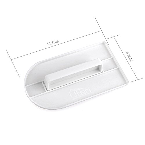 Uten® Torte Fondant Streichpalette Tortenglätter Tortendeko Glätter Palette Blätter - 2