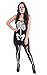Produktbild Skelett Kleid Kostüm Halloween Verkleidung Damen, mehrfarbig, Large