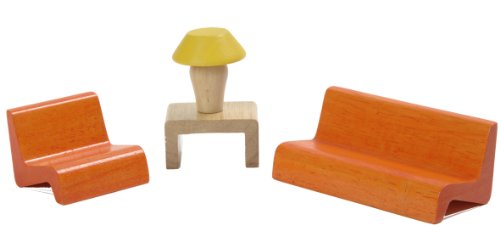 Voila Wooden Eco-Doll's House with Furniture