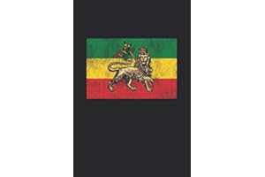 Lion of Judah: Rasta Lined Journal/Notebook