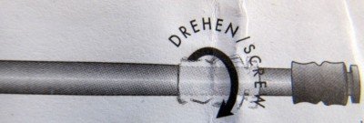 Klemmstange Gardinenstange Scheibengardinenstange Weiß , Größe:33 cm 35-55 - 3