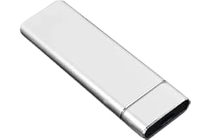 GENERICO Disque dur externe SSD 1 To, cadeau adaptateur OTG/Type-C, pour ordinateur portable (gris)