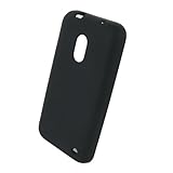  Schutzhülle/Handyschale für Nokia lumia 630, Silikon, Schwarz
