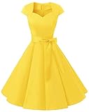 Sie können das Kleid einzeln tragen oder auch ein Petticoat daunter passen.