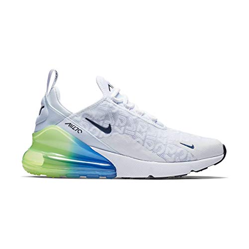 Nike Air MAX 270 SE, Zapatillas de Atletismo para Hombre, White/Lime Blast/Photo Blue 100, 44 EU