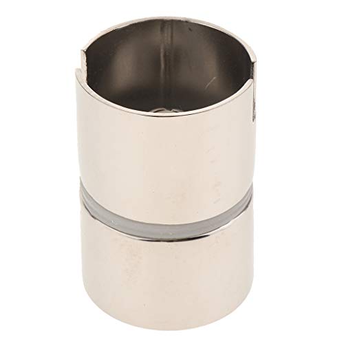 Preisvergleich Produktbild IPOTCH Edelstahl Rohr Sockel Stangenhalter Befestigung Hardware Relingsfuß, 38,1 mm