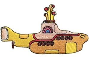 COOL-PATCHES The Beatles Yellow Sub Submarine Embroidered Iron On Patch