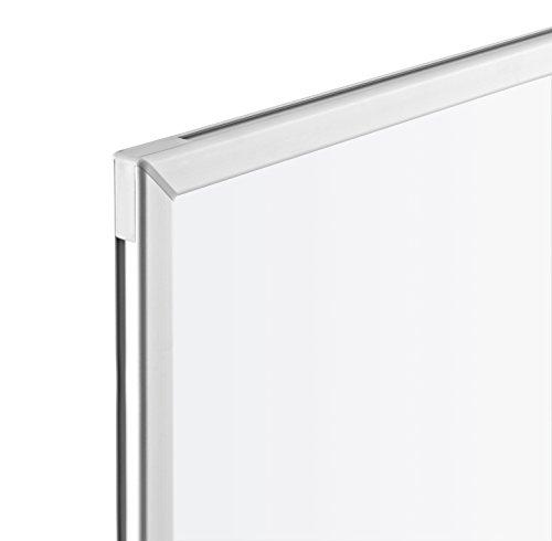 magnetoplan Whiteboard CC 200 x 100 cm, in weiteren Größen auswählbar, mit emaillierter Oberfläche, Metallrückwand, inklusive Befestigungsmaterial - 4